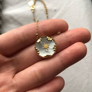 Gold Shell Star Necklace